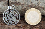 Anhänger 402 Metatrons Würfel - Silber