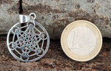 Anhänger 402 Metatrons Würfel - Silber
