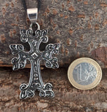 Anhänger 12 Kreuz - Edelstahl