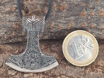 Kombi 347 Thorshammer mit Königskette - Silber