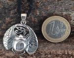 Skarabäus 368 mit Schlangenkette - Silber
