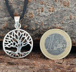 Lebensbaum 85 mit Schlangenkette - Silber