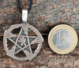 Anhänger 68 Pentagramm - Zinn