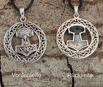 Thorshammer 224 mit Korbkette - Silber