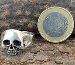Ring Totenkopf, Gr. 56-74 (tk10) - Silber