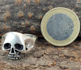 Ring Totenkopf, Gr. 56-74 (tk10) - Silber