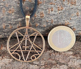 Anhänger 26 Pentagramm - Bronze