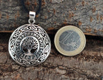 Lebensbaum 324 mit Korbkette - Silber