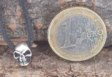 Totenkopf 33 mit Schlangenkette - Silber