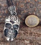 Anhänger 91 Totenkopf - Edelstahl
