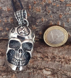 Anhänger 91 Totenkopf - Edelstahl
