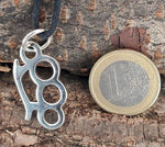Schlagring 176 mit Schlangenkette - Silber