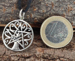 Lebensbaum 166 mit Schlangenkette - Silber