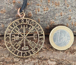 Anhänger 122 Wikinger Kompass - Bronze