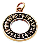 Anhänger 53 Runenkreis - Bronze
