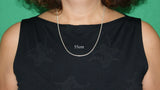 Schlangenkette 2 mm - hell - Silber