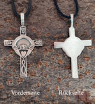 Anhänger 78 Claddagh-Kreuz - Zinn