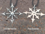 Chaosstern 59 mit Schlangenkette - Silber