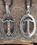 Irminsul 282 mit Korbkette - Silber
