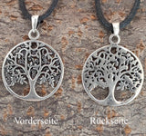 Lebensbaum 165 mit Korbkette - Silber