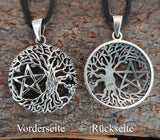 Lebensbaum 212 mit Schlangenkette - Silber