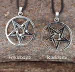 Anhänger 138 Pentagramm - Silber