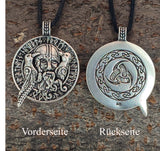 Anhänger 294 Odin mit Raben - Silber