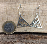 Ohrring 15 Auge des Horus - Silber