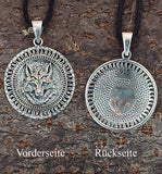 Anhänger 394 Wolfskopf - Silber