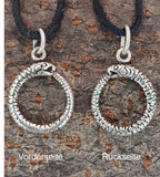 Midgardschlange 110 mit Schlangenkette - Silber