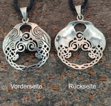 Triskele 350 mit Schlangenkette - Silber