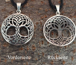 Lebensbaum 327 mit Schlangenkette - Silber