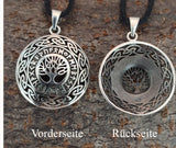 Lebensbaum 324 mit Korbkette - Silber