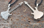 Gitarre 3 mit Panzerkette - Edelstahl