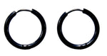 Klappcreole schwarz 16mm - Edelstahl