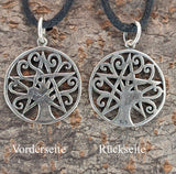 Lebensbaum 166 mit Schlangenkette - Silber