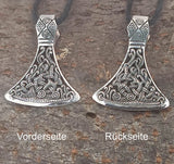 Anhänger 385 Wikinger-Axt - Silber