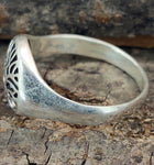 Ring Lebensbaum, Gr. 48-66 (lb2) - Silber