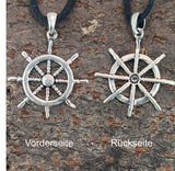 Anhänger 127 Steuerrad - Silber