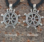 Steuerrad 126 mit Schlangenkette - Silber