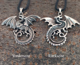 Anhänger 236 Drache - Silber