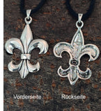 Fleur-de-Lis 184 mit Schlangenkette - Silber