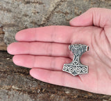 Kombi 147 Thorshammer mit Königskette - Silber