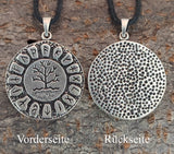 Lebensbaum 168 mit Korbkette - Silber
