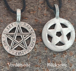 Anhänger 30 Pentagramm - Zinn