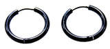 Klappcreole schwarz 16mm - Edelstahl