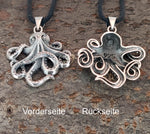 Anhänger 388 Oktopus - Silber