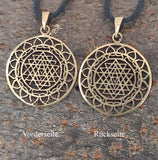 Anhänger 164 Sri Yantra - Bronze