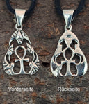 Ankh 119 mit Schlangenkette - Silber