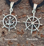 Anhänger 266 Steuerrad - Silber